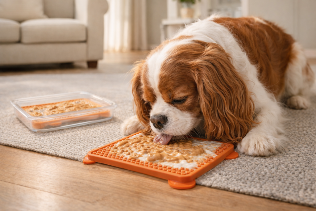 dog lick mats for calm focus and enrichment